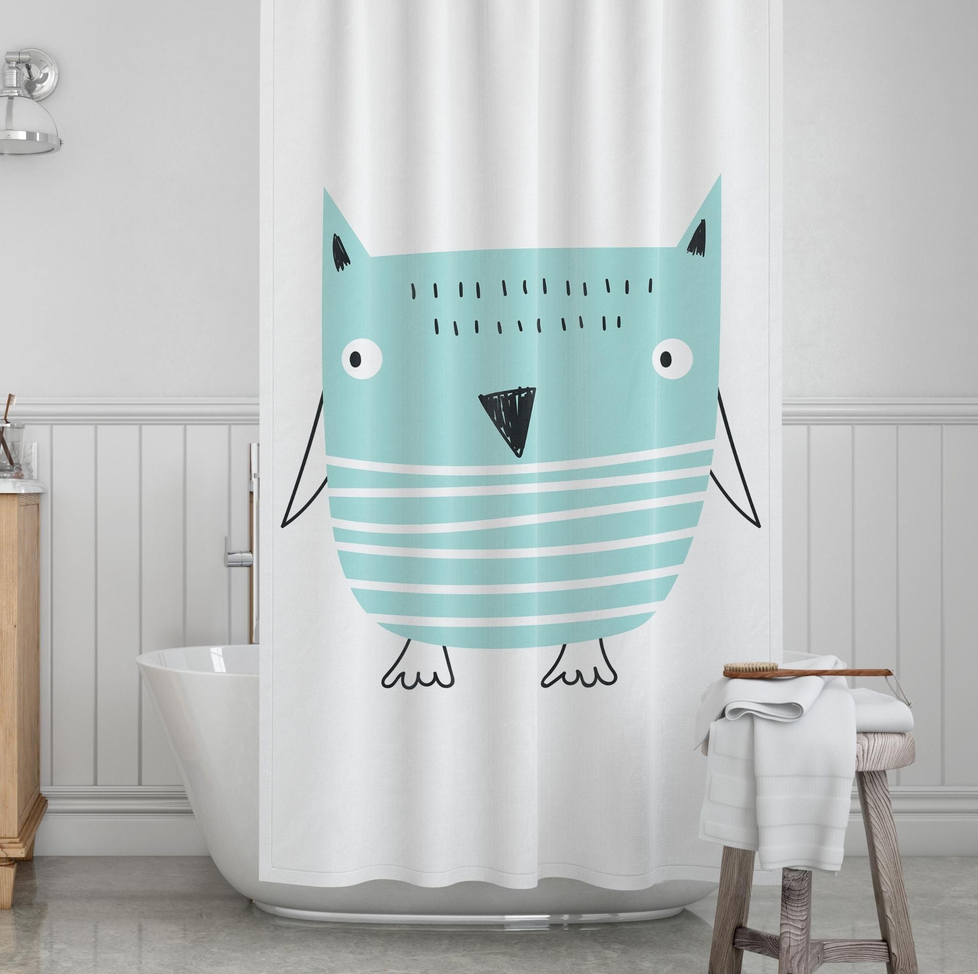 Owl Kids' Shower Curtains - “Owl”Ways Be There