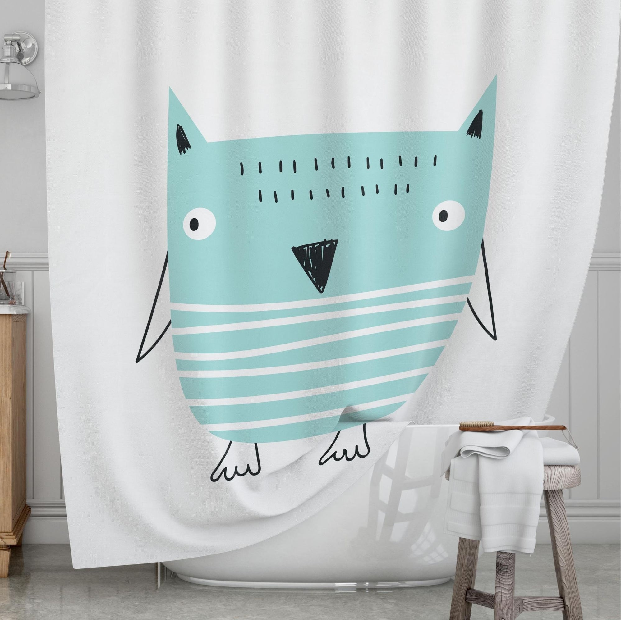 Owl Kids' Shower Curtains - “Owl”Ways Be There