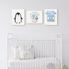 Animals Wall Art | Set of 3 | Collection: Hugs and Kisses | For Nurseries & Kid's Rooms