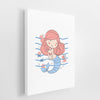 Mermaid Wall Art | Set of 3 | Collection: Beach Life | For Nurseries & Kid's Rooms