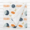 Personalized Galaxy Blanket for Babies, Toddlers and Kids - Space Station