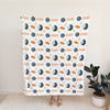 Personalized Galaxy Blanket for Babies, Toddlers and Kids - Space Station