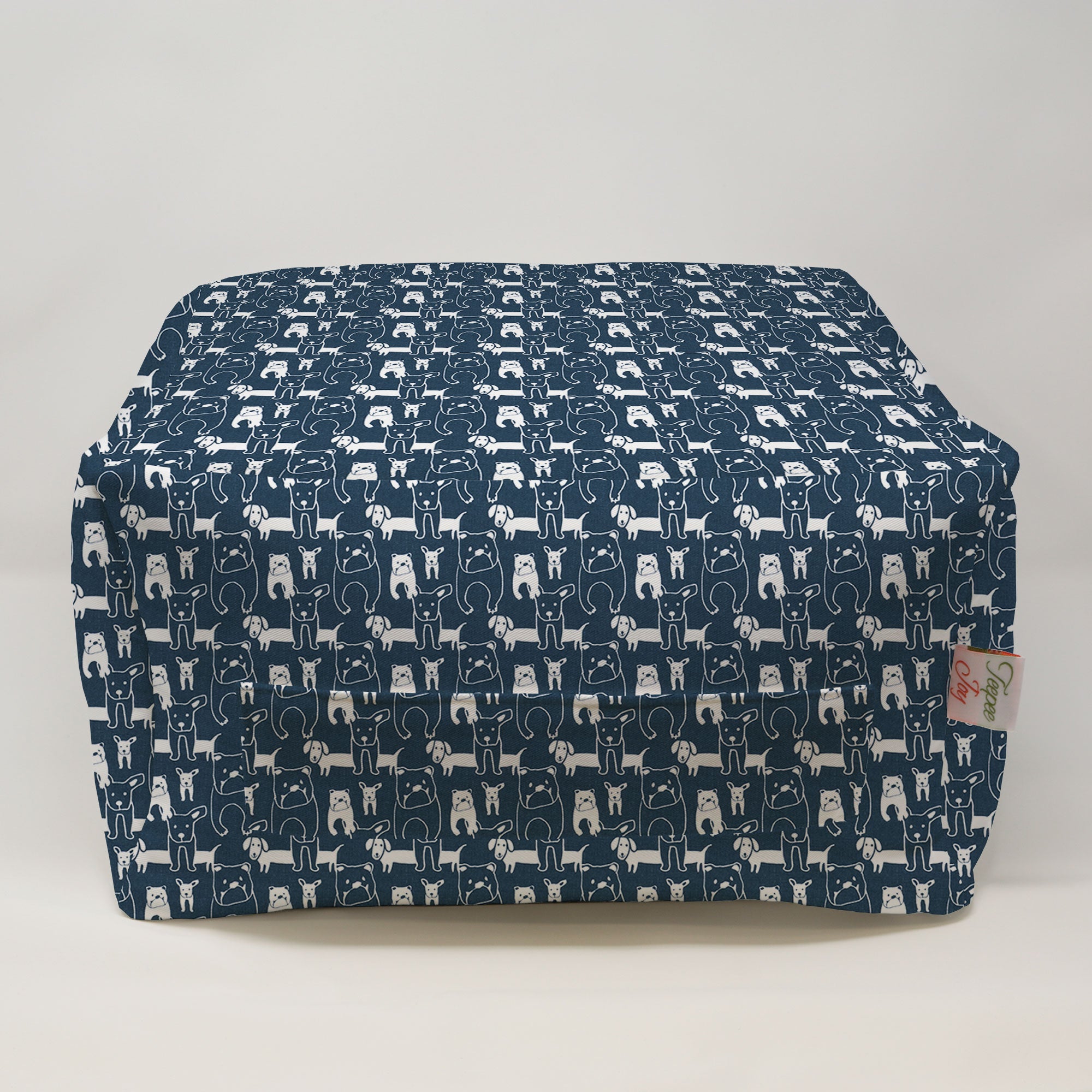 Kids Pouf - Pedigree Italian Denim