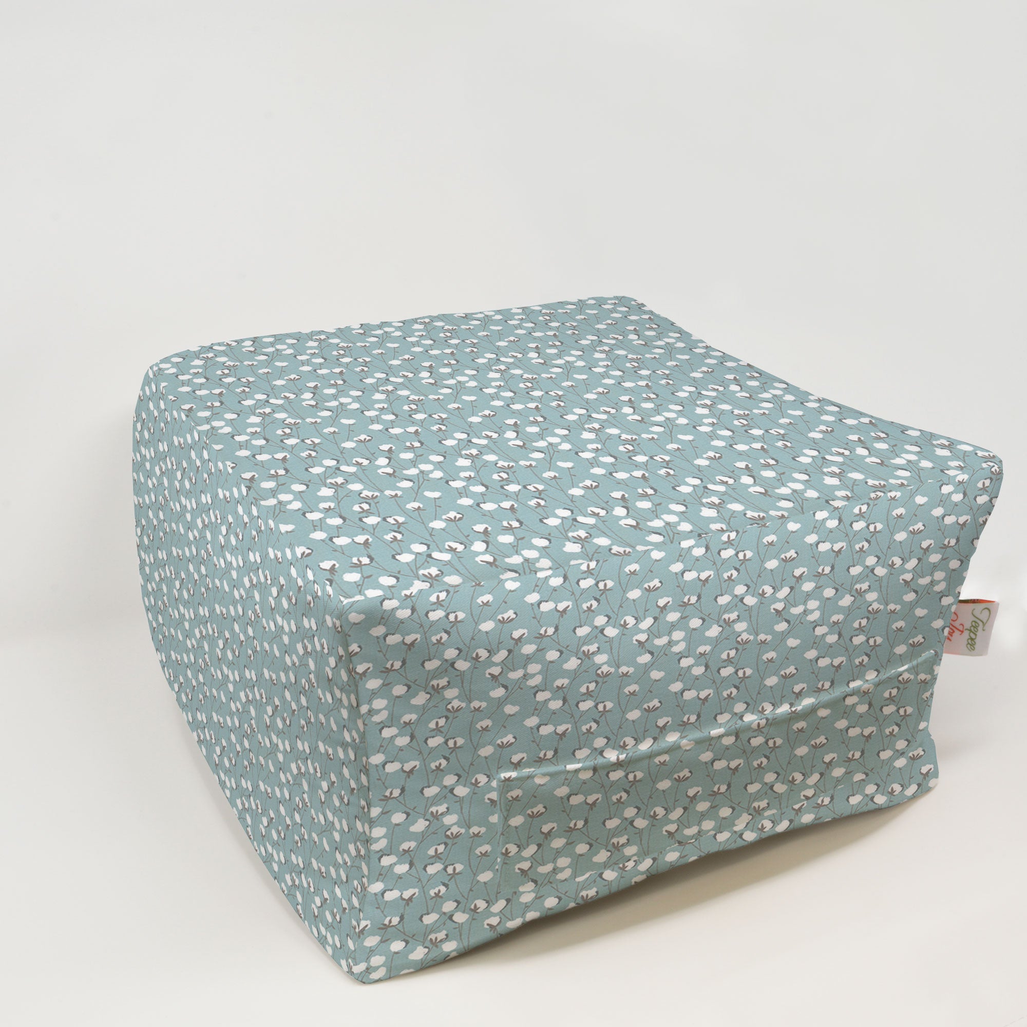 Kids Pouf - Cotton Belt Spa Blue