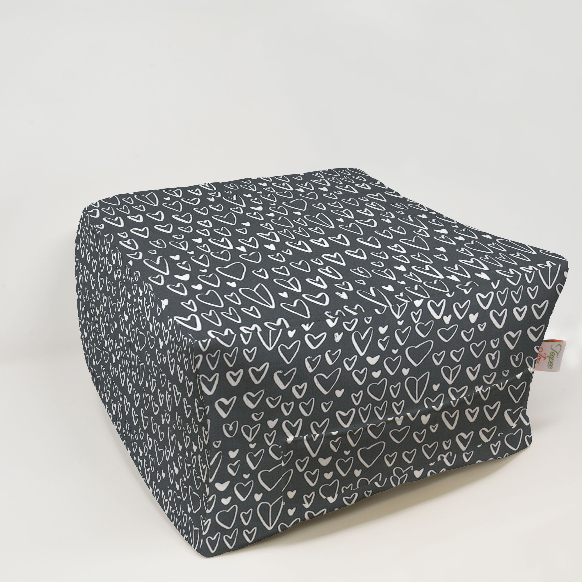 Kids Pouf - Lovely Black Flame