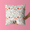 Floral Kids & Nursery Throw Pillow - Ruby Reds