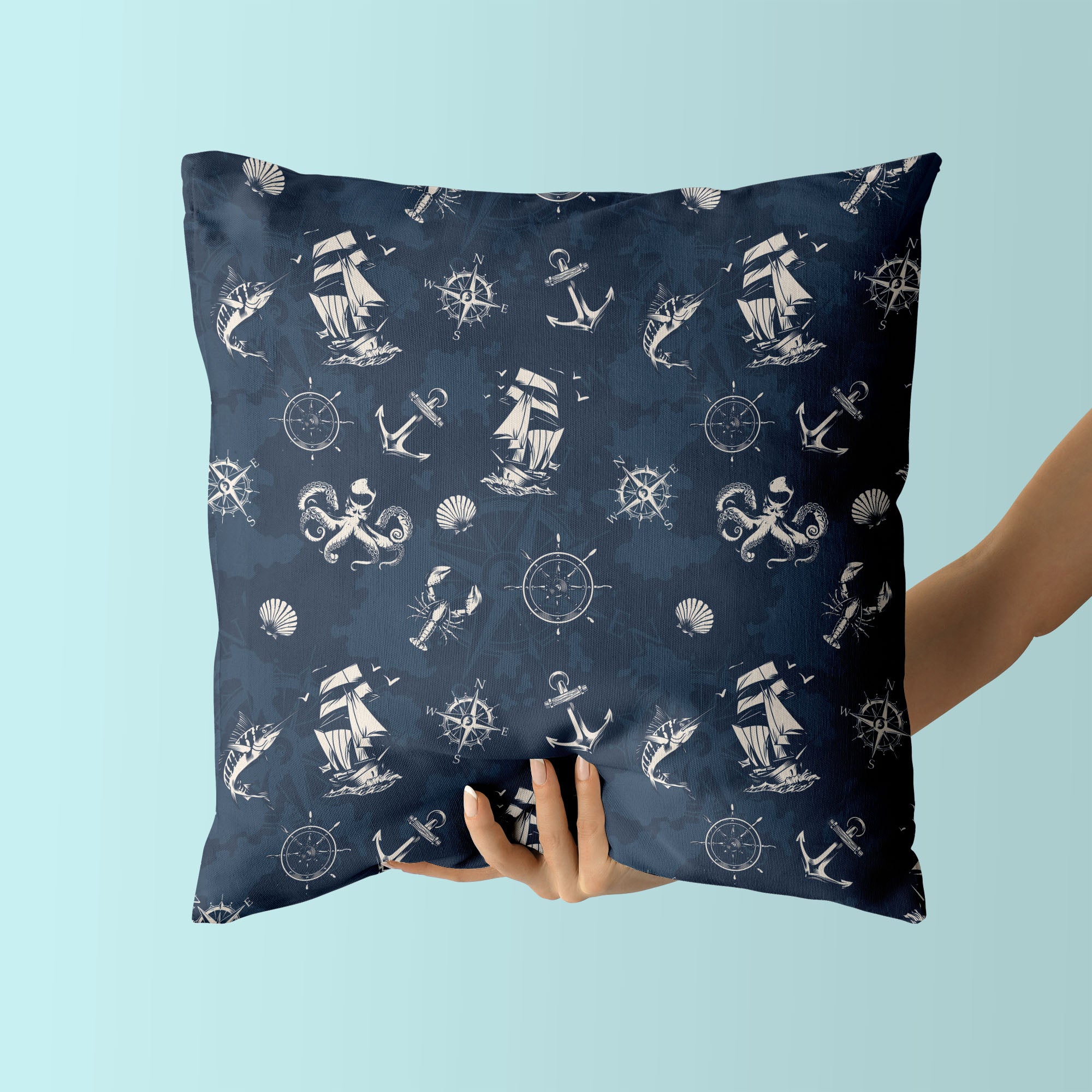 Nautical Kids & Nursery Throw Pillow - Anchor's Away