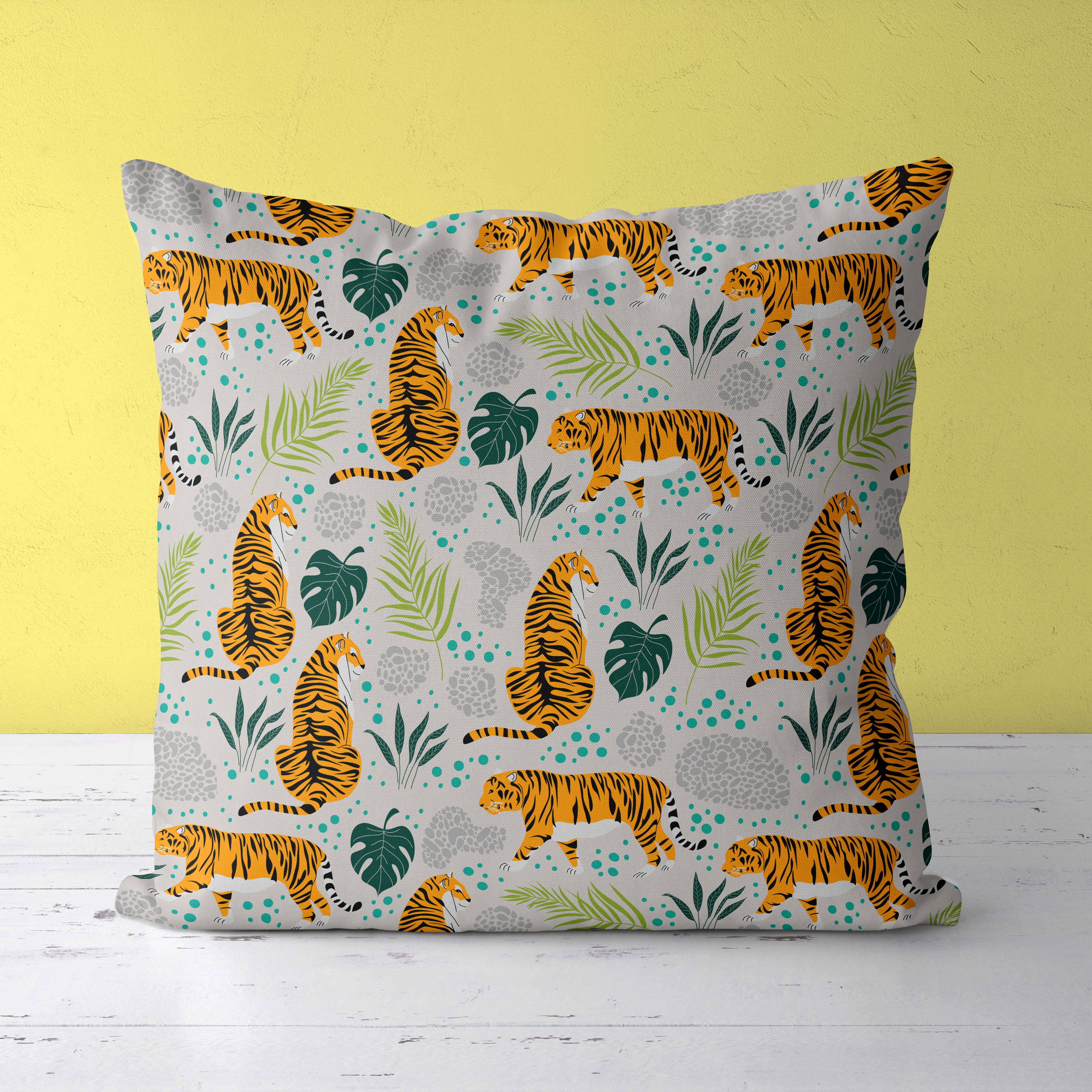 Tiger Kids & Nursery Throw Pillow - Tiger's Den