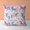 Unicorn Kids & Nursery Throw Pillow - Unicorn Majesty
