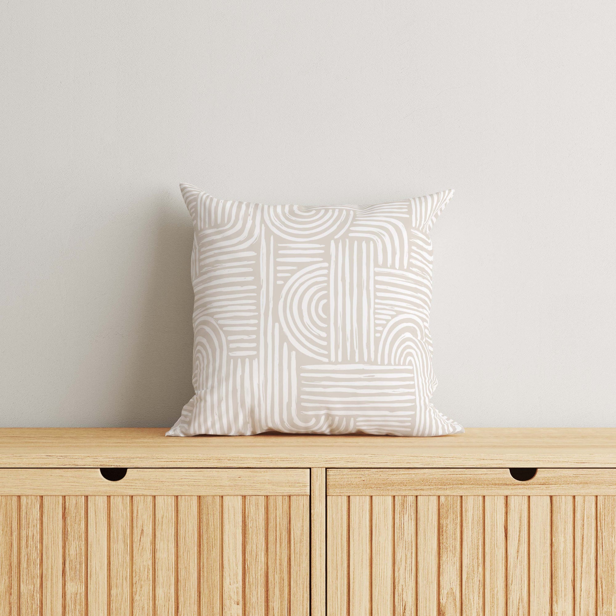 Kids & Nursery Throw Pillow - Lines and Loops