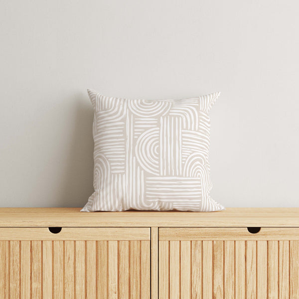 Kids & Nursery Throw Pillow - Lines and Loops