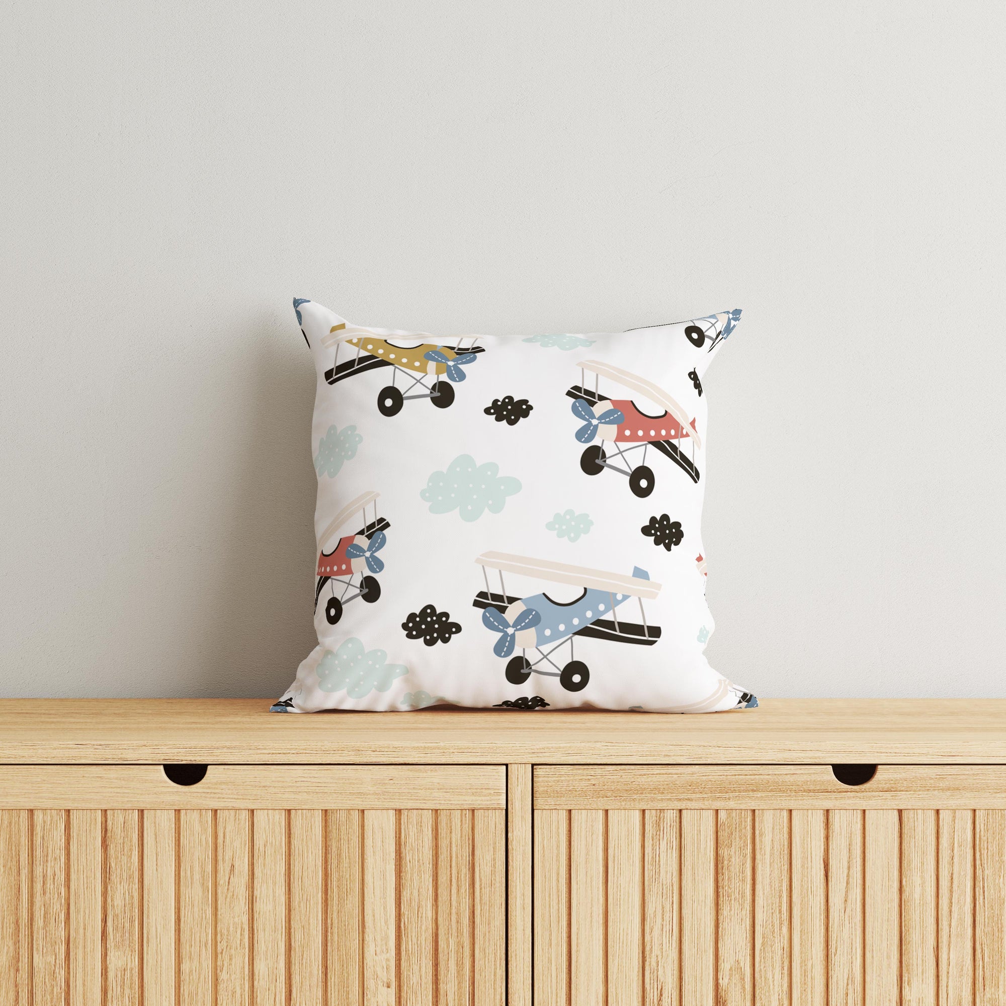 Airplane Kids & Nursery Throw Pillow - Soaring High