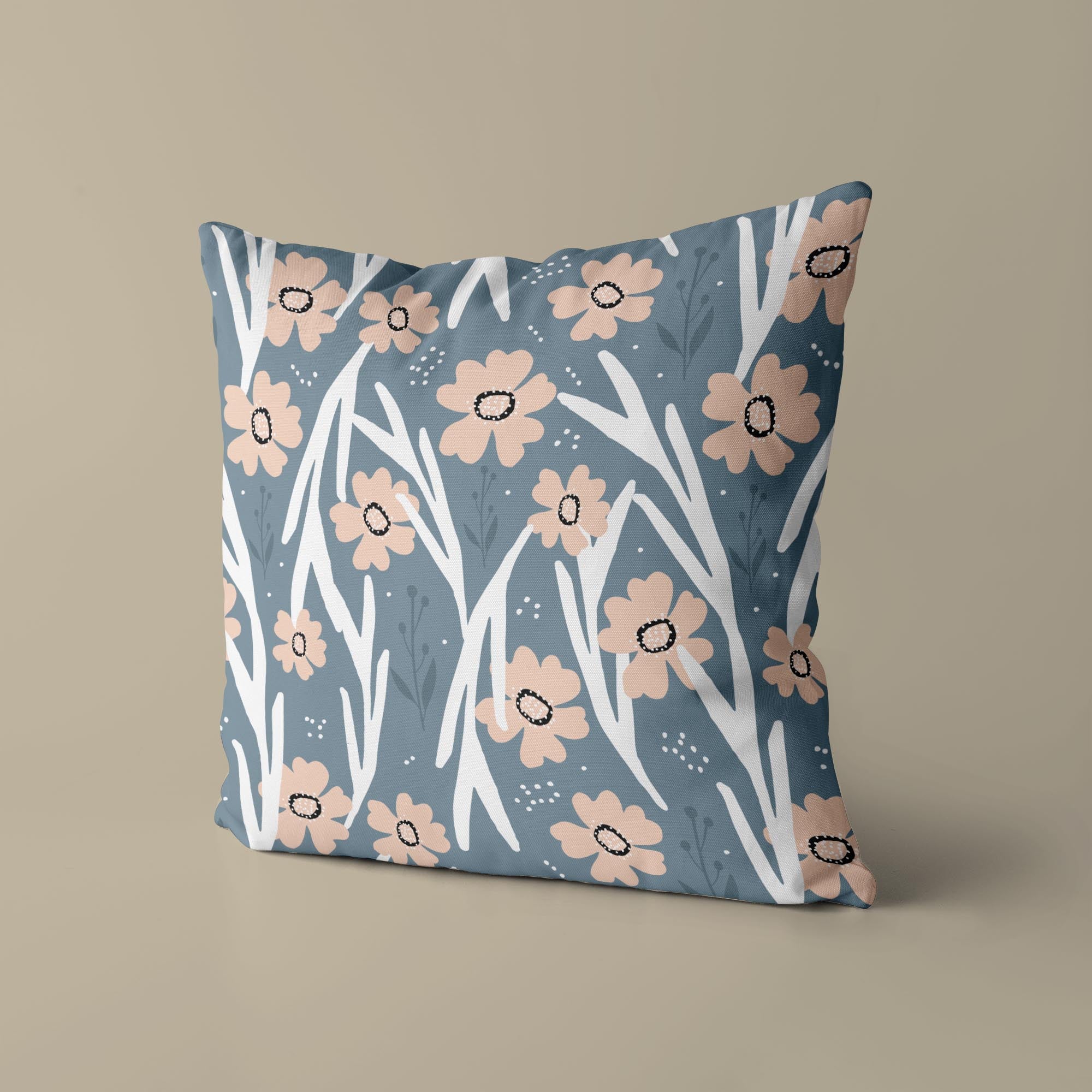 Floral Kids & Nursery Throw Pillow - Spring in the City