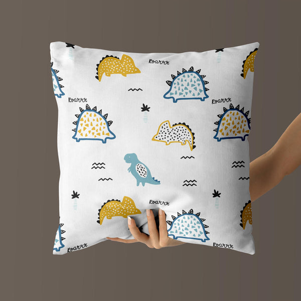 Dinosaur Kids & Nursery Throw Pillow - Hear Me Roar!