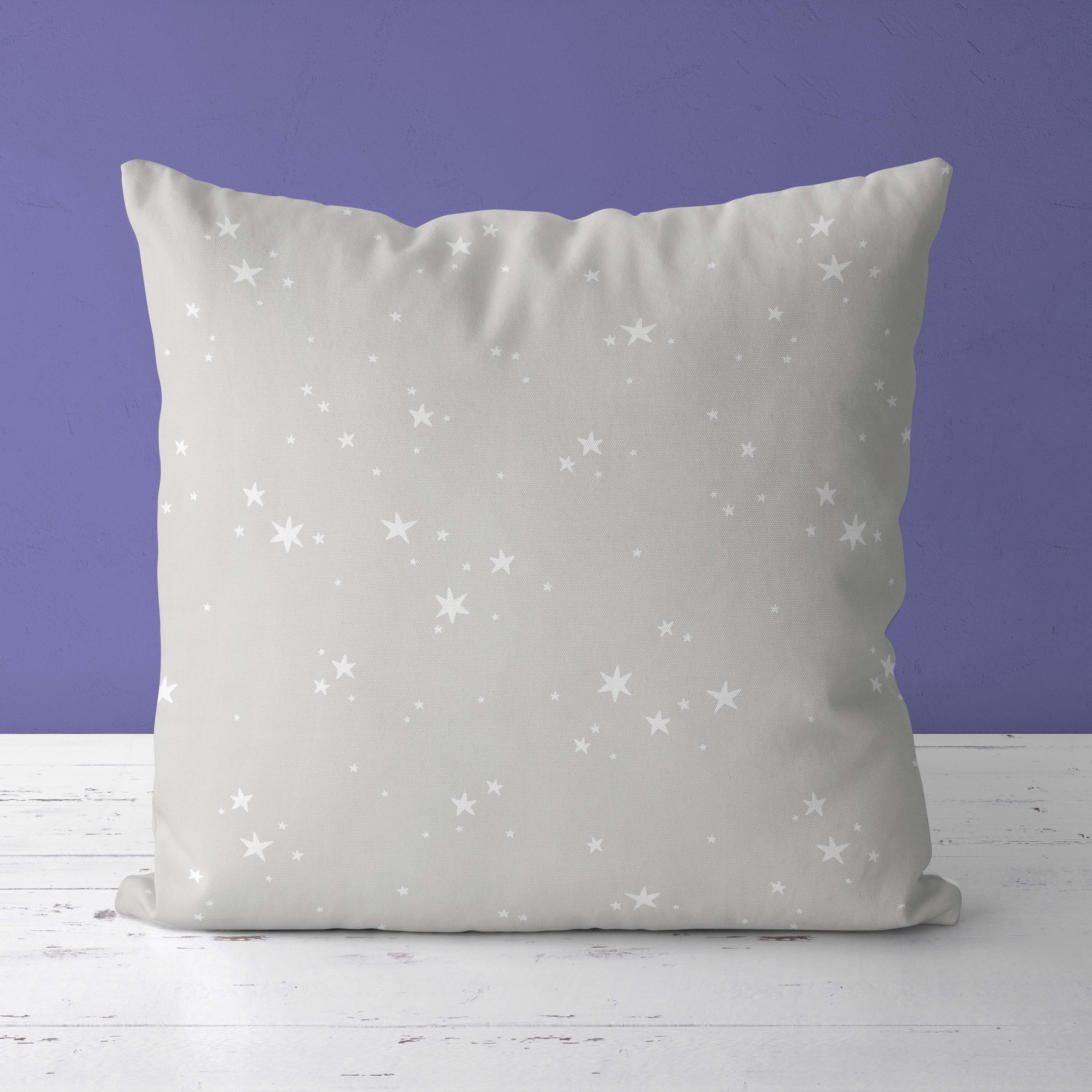 Stars Kids & Nursery Throw Pillow - Twinkling Stars