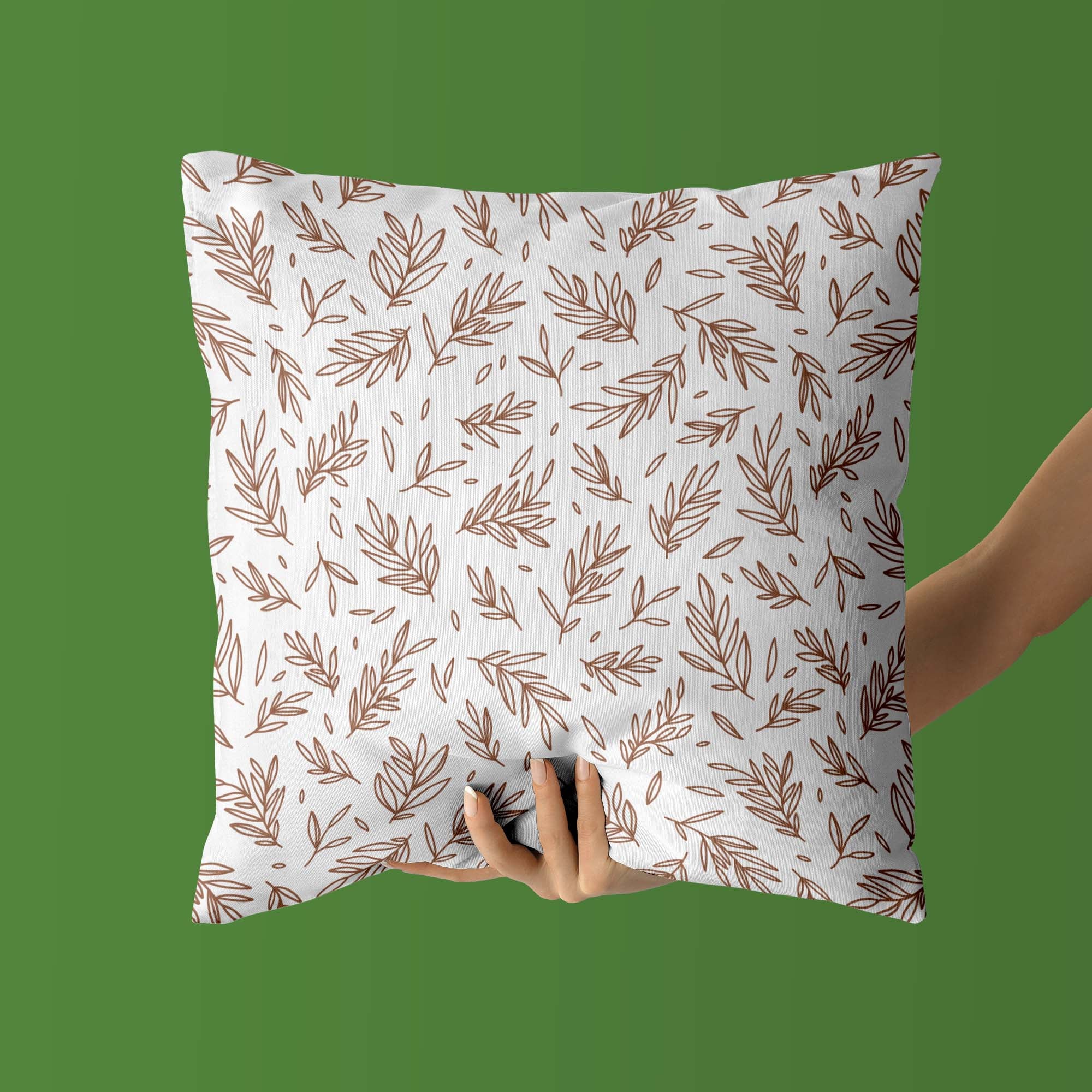 Leaves Kids & Nursery Throw Pillow - Breezy Day