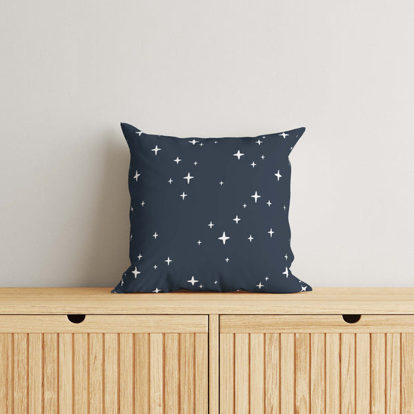 Stars Kids & Nursery Throw Pillow - Glitter Burst