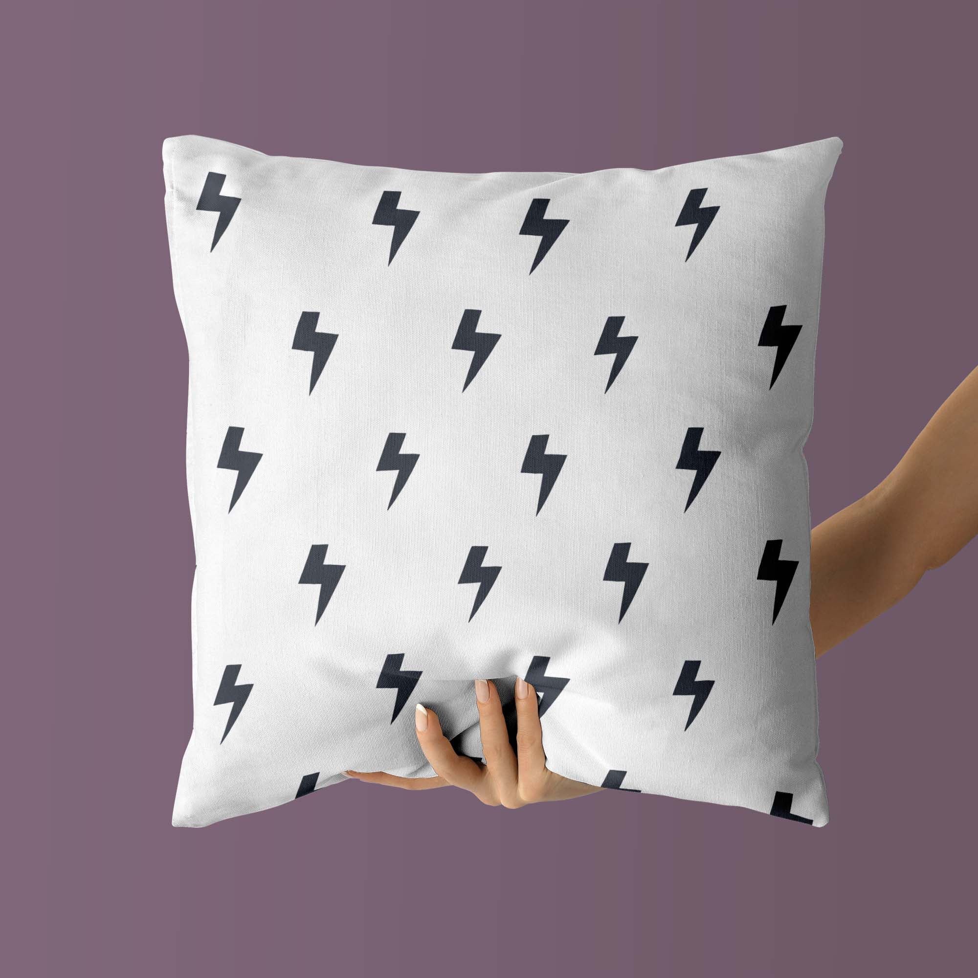 Kids & Nursery Throw Pillow - Lightning Strikes