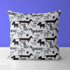 Dogs Kids & Nursery Throw Pillow - PAWssionate Hounds