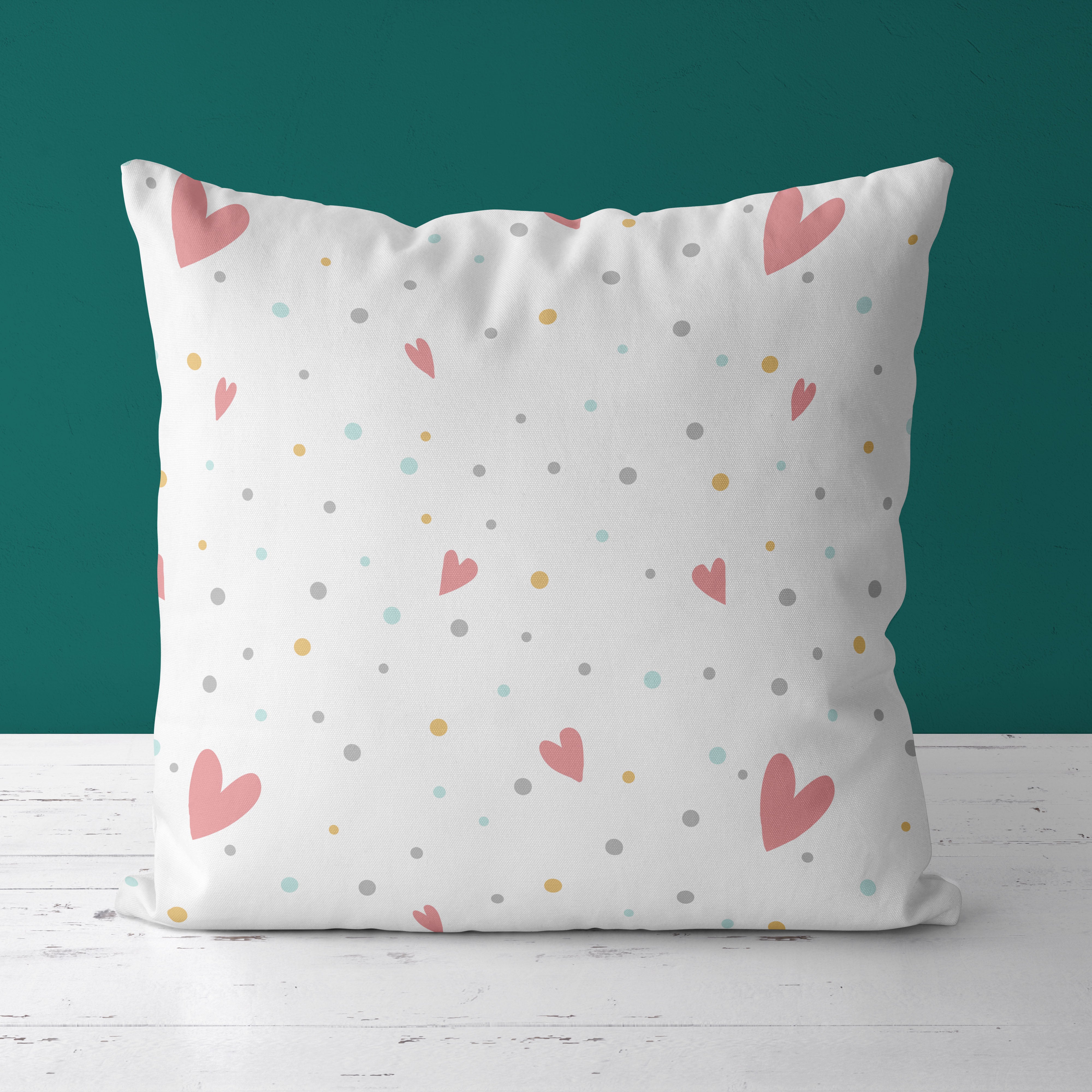 Kids & Nursery Throw Pillow - Skipping Figures