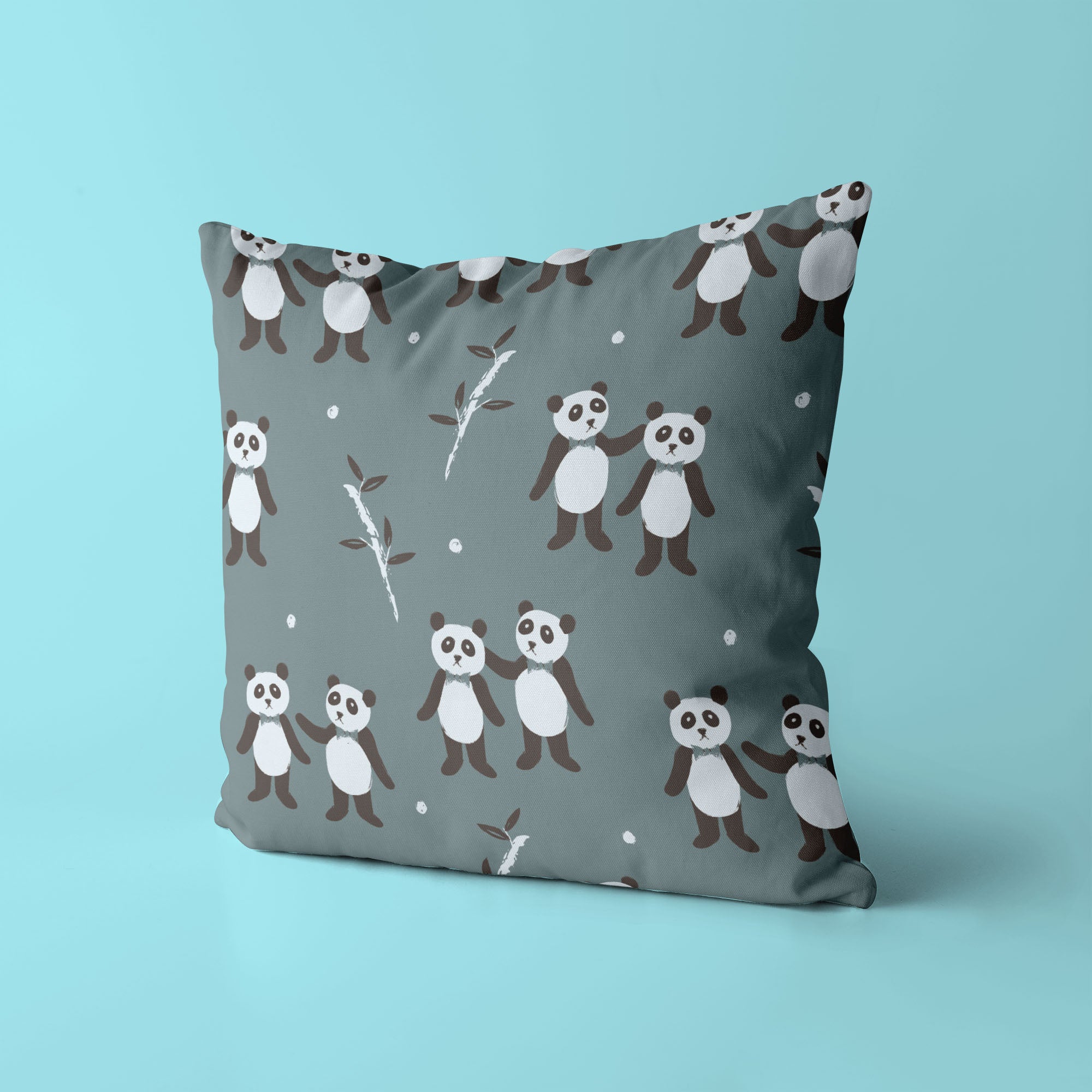 Panda Kids & Nursery Throw Pillow - Pawsitive Connection