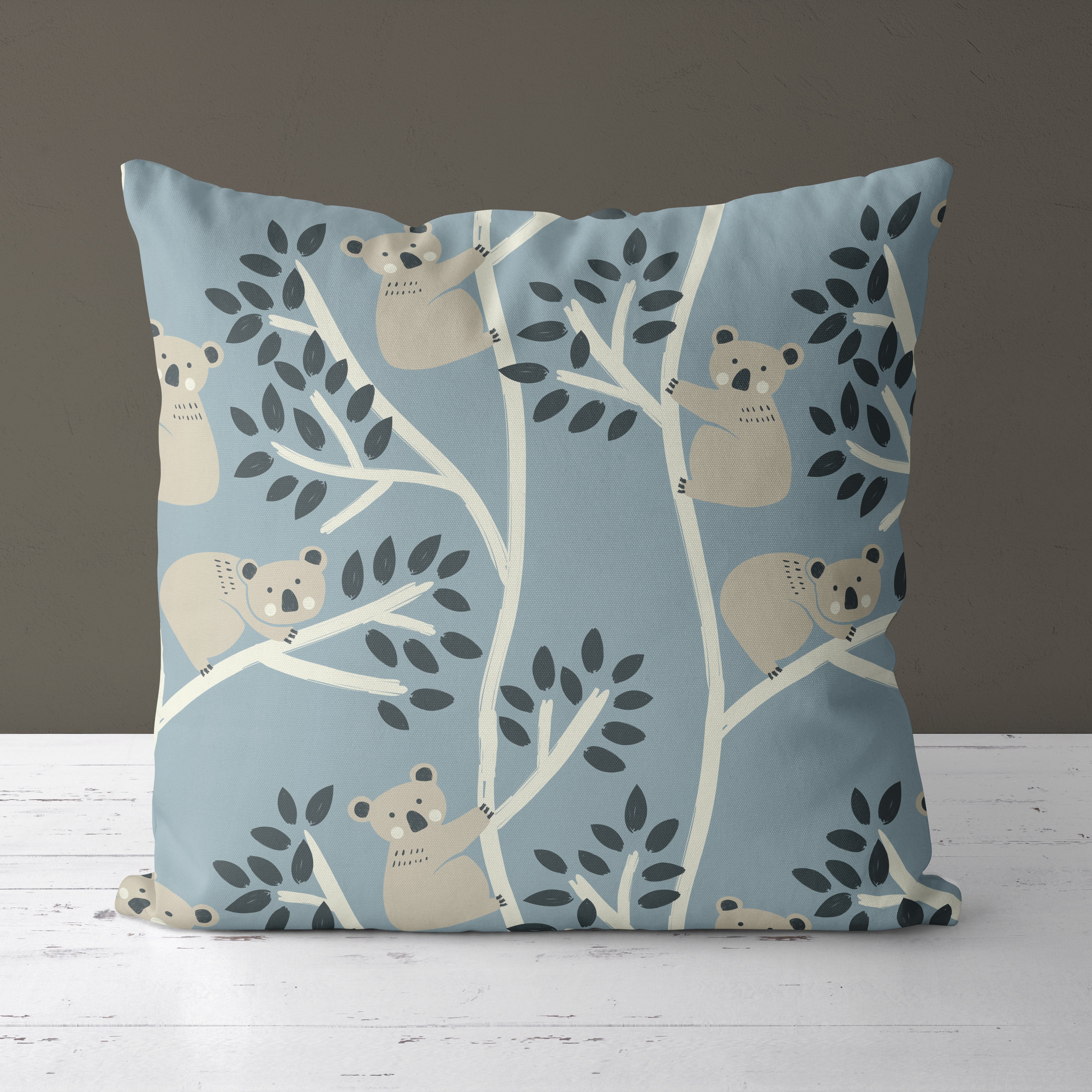 Koala Kids & Nursery Throw Pillow - Koalaty Time