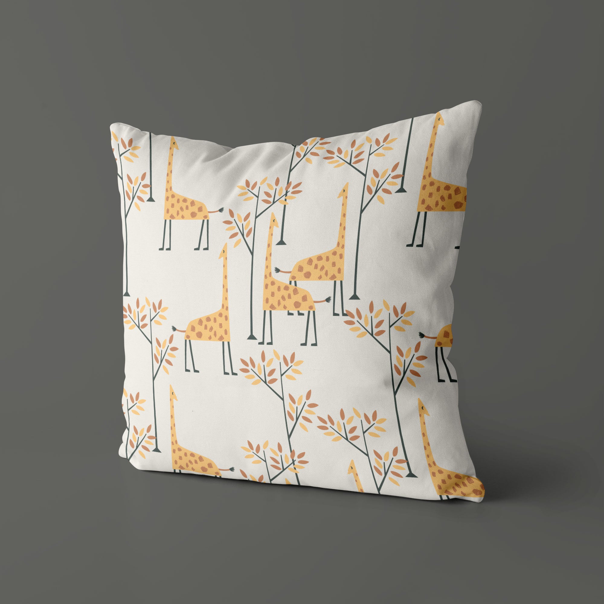 Giraffe Kids & Nursery Throw Pillow - High Air