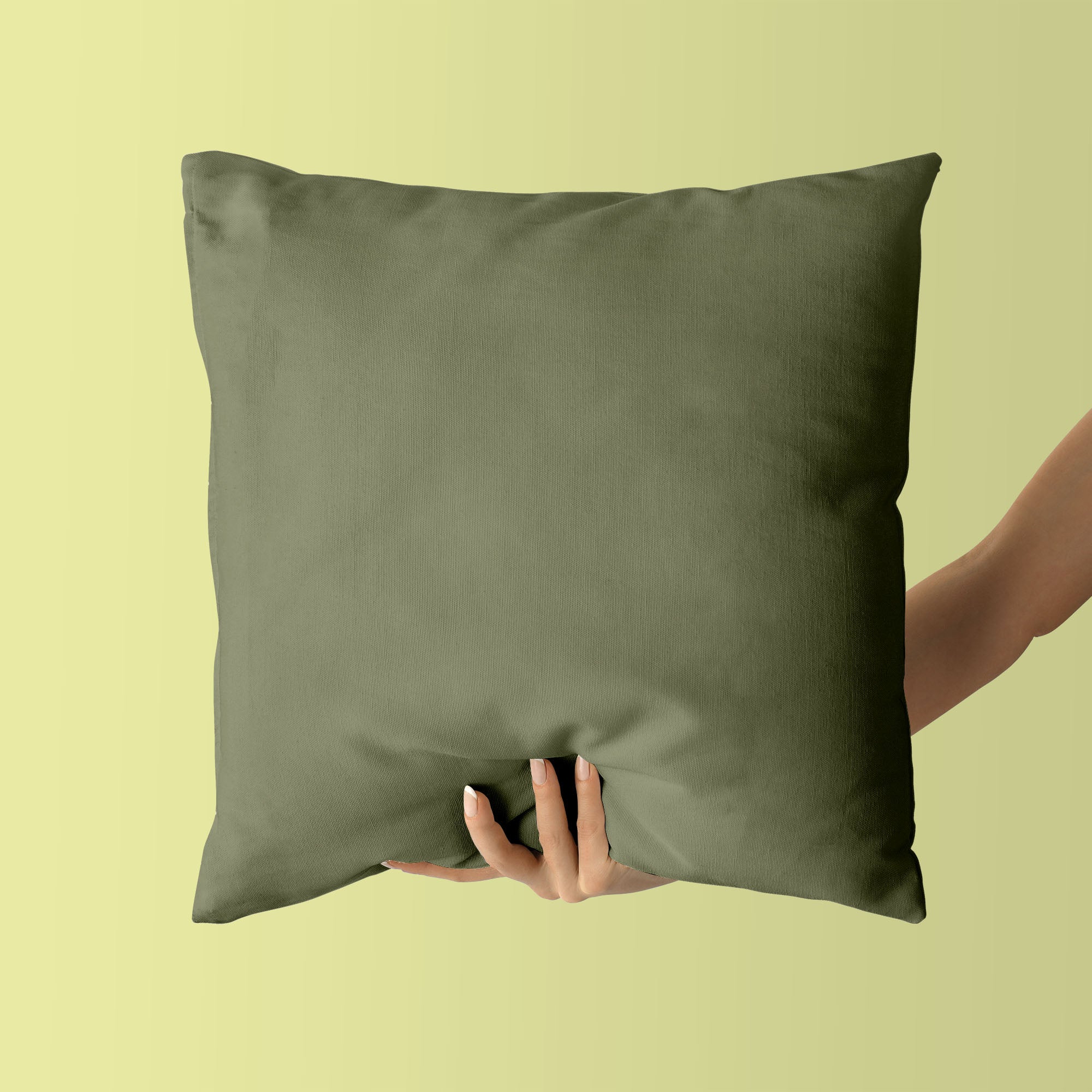 Kids & Nursery Throw Pillow - Warm Green