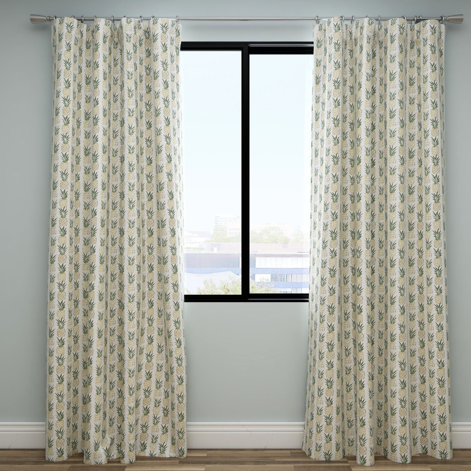 Tropic Pine Slub Kids Curtains