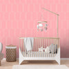Peel & Stick Wallpaper for Kids & Nursery Rooms - Pink Bows