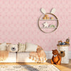 Peel and Stick or Traditional Wallpaper - Pink Diamonds