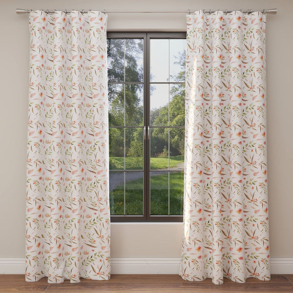 Floral Kids & Nursery Blackout Curtains - Pinky Rosettes