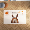 Personalized Bunny Area Rug for Nurseries and Kid's Rooms - Honey Bunny