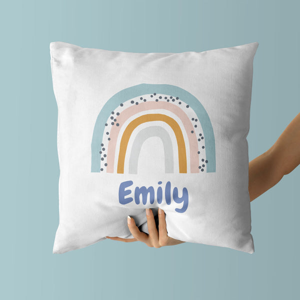 Personalized Rainbow Throw Pillows | Set of 2 | Collection: Follow The Rainbow | For Nurseries & Kid's Rooms