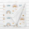 Personalized Rainbow Blanket for Babies, Toddlers and Kids - Follow the Rainbow