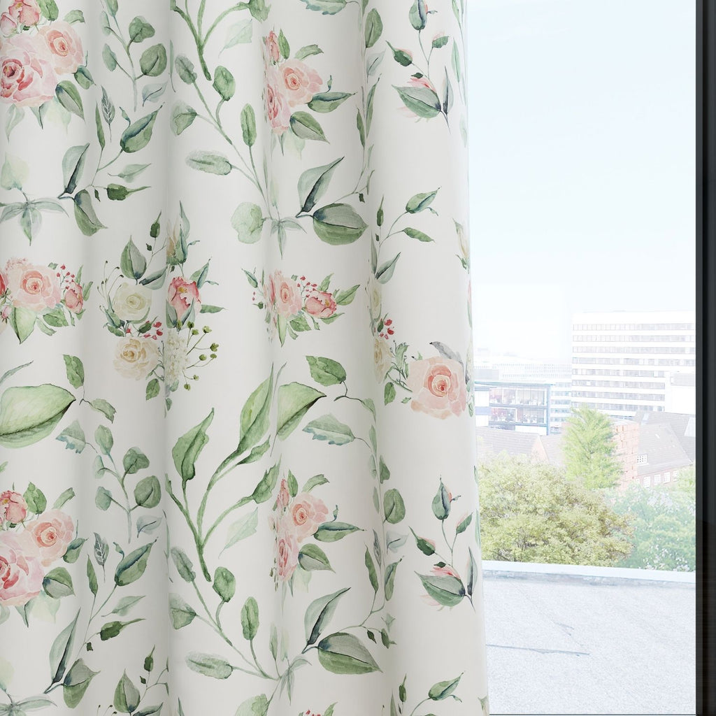 Floral Kids & Nursery Blackout Curtains - Rose to the Occasion