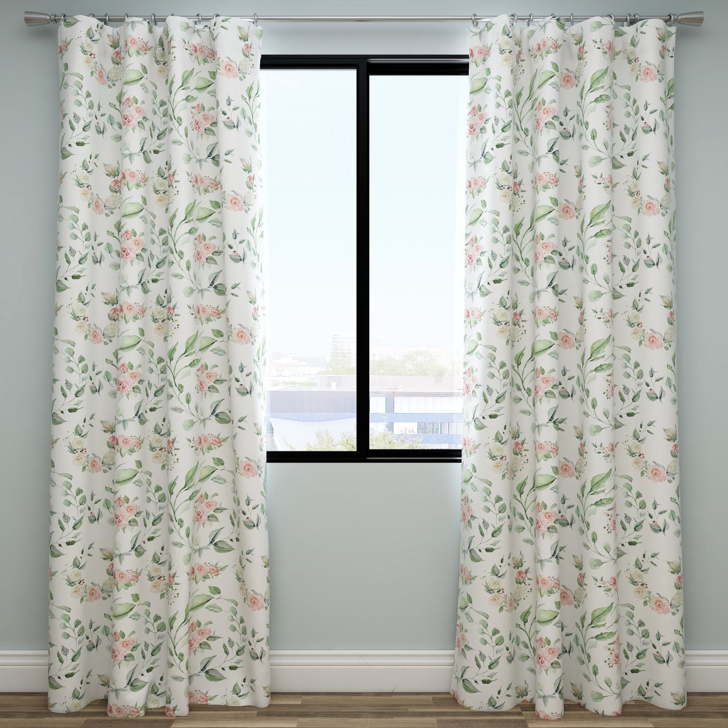 Floral Kids & Nursery Blackout Curtains - Rose to the Occasion