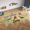 Personalized Safari Area Rug for Nurseries and Kid's Rooms - Born to be Wild