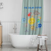 Space Kids' Shower Curtains - Launch To Space