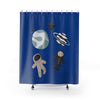 Space Kids' Shower Curtains - Space Out