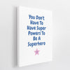 Personalized Superhero Wall Art | Set of 2 | Collection: Save the Day | For Nurseries & Kid's Rooms