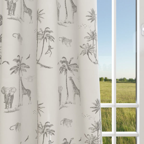 Safari Sheer outlet Curtains, Rainbow Curtains, Boho Nursery Curtains, Gender Neutral Nursery Decor, Modern Safari Curtains - MoS