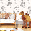 Peel and Stick or Traditional Wallpaper - Safari Escapade