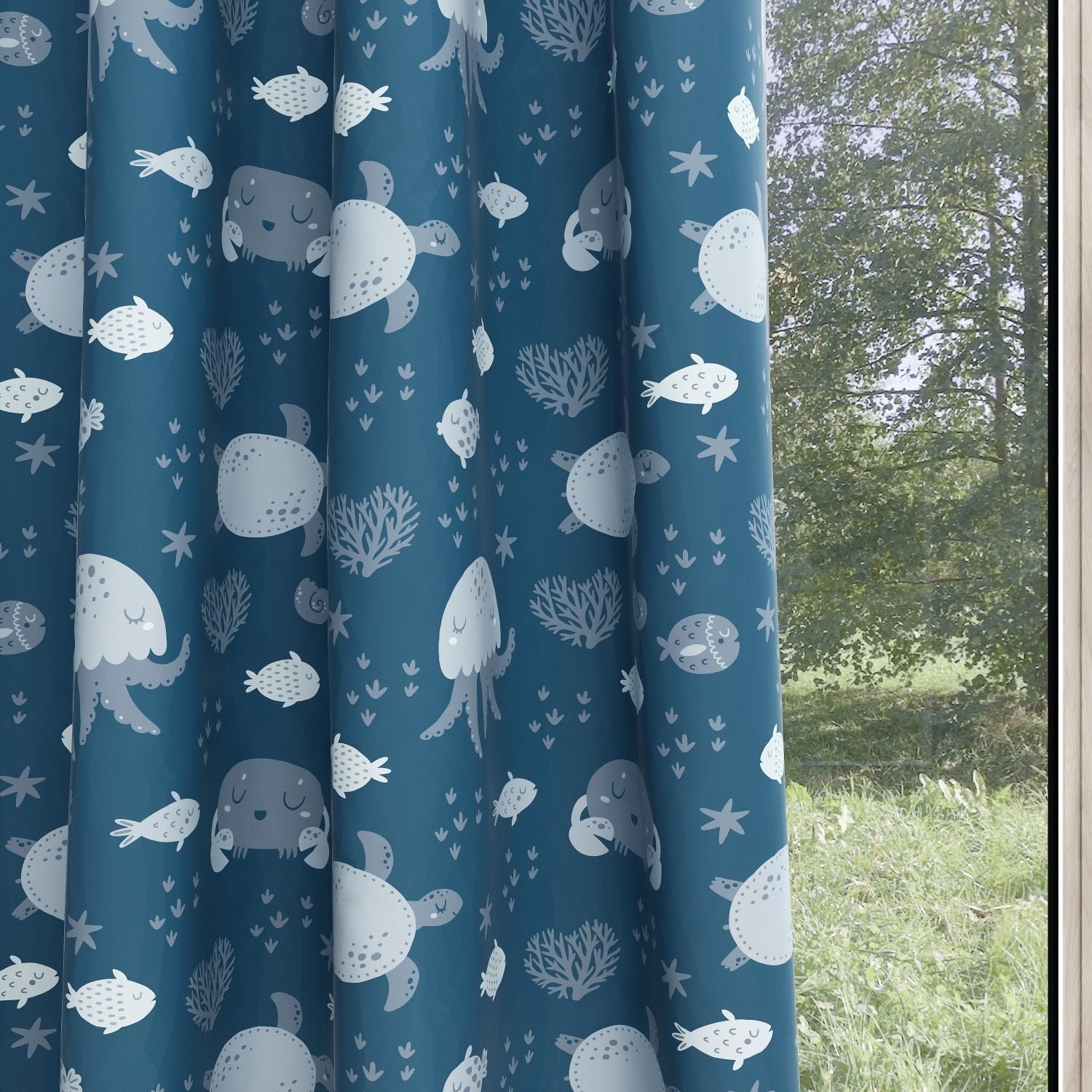 Underwater Kids & Nursery Blackout Curtains - Sea Level