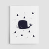 Whale Wall Art | Set of 3 | Collection: Go with the Flow | For Nurseries & Kid's Rooms