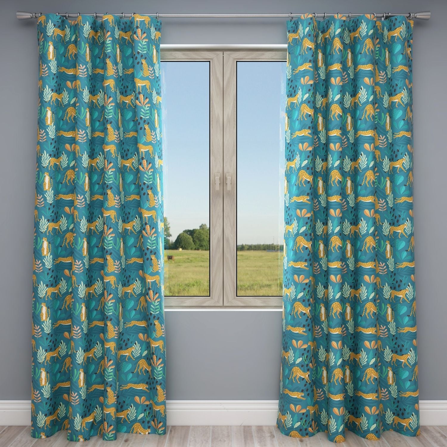 Cheetah Kids & Nursery Blackout Curtains - Swift Cheetah