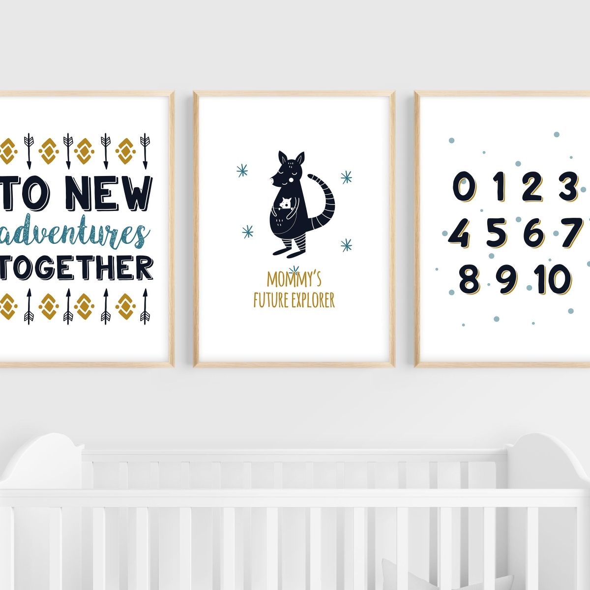 Adventure Wall Art | Set of 3 | Collection: Future Explorer | For Nurseries & Kid's Rooms