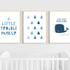 Nautical Wall Art | Set of 3 | Collection: Keep Swimming | For Nurseries & Kid's Rooms