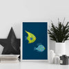 Fish Wall Art | Set of 2 | Nice to Sea You | For Nurseries & Kid's Rooms