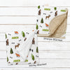 Personalized Woodland Name Blanket for Babies & Kids